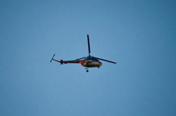 HELICOPTER, RISE IN THE SKY