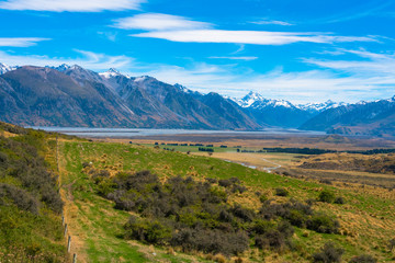 Stream Leads to the Mountains
