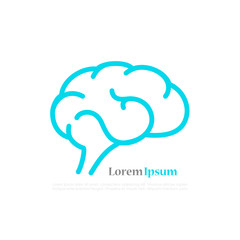 Brain vector icon design