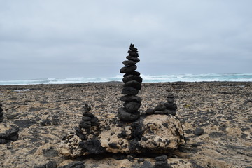 Stone tower, on north of Fuerteventura