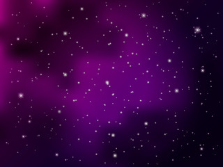 Abstract universe background. Vector illustration.