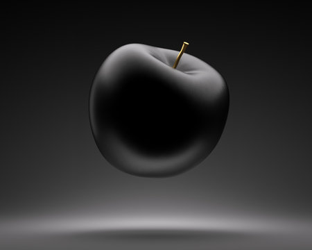 Schwarzer Apfel