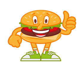 Cartoon burger 