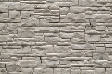 Obraz premium Cream wall tiles with stone texture