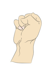 colored hand drawn lines, vector