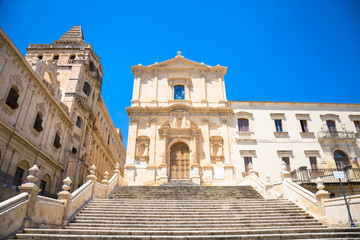 Fototapeta premium NOTO, ITALY - San Francesco D'Assisi church