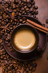 caffè espresso aromatizzato