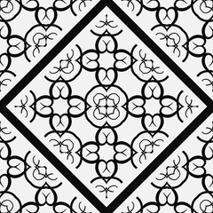 Fototapeta na wymiar Ornamental seamless pattern