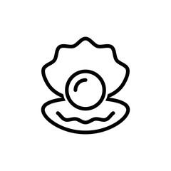 pearl in mussel icon