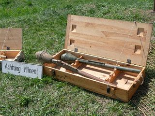 retro old anti tank missile