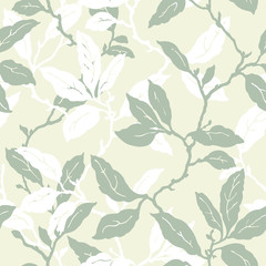 Elegance seamless leaves pattern