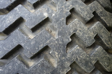 Car tire close-up texture background