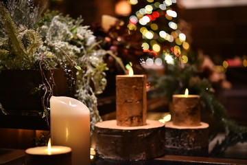キャンドル クリスマスツリー