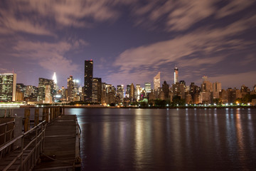 Obraz premium Manhattan at night 2