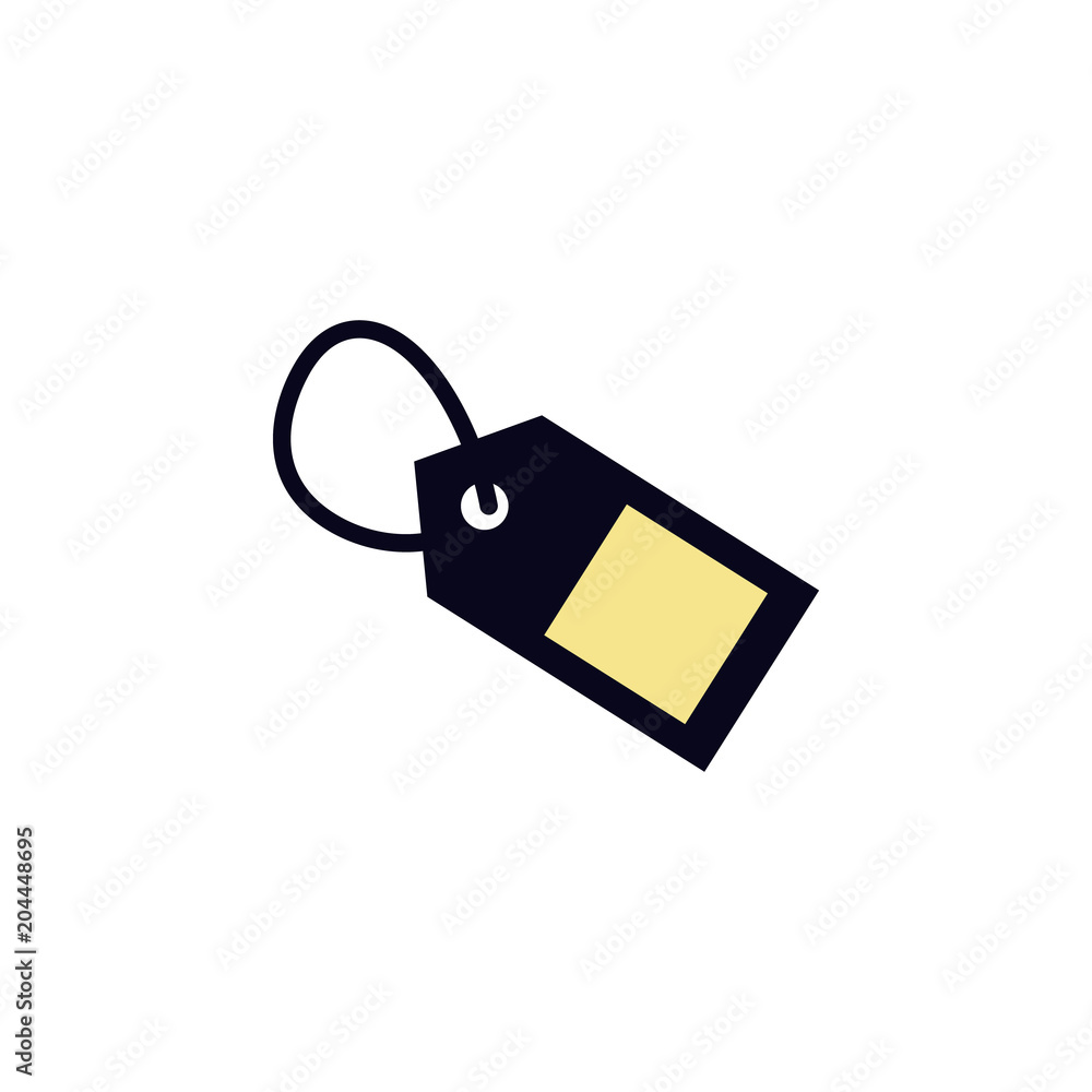 Aufkleber tag icon. element of colored web icon for mobile concept and web apps. detailed tag icon can be used