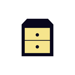 nightstand icon. Element of colored web icon for mobile concept and web apps. Detailed nightstand icon can be used for web and mobile. Premium icon