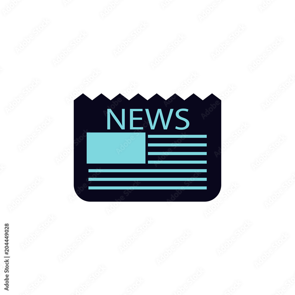 Poster newspaper icon. element of colored web icon for mobile concept and web apps. detailed newspaper icon