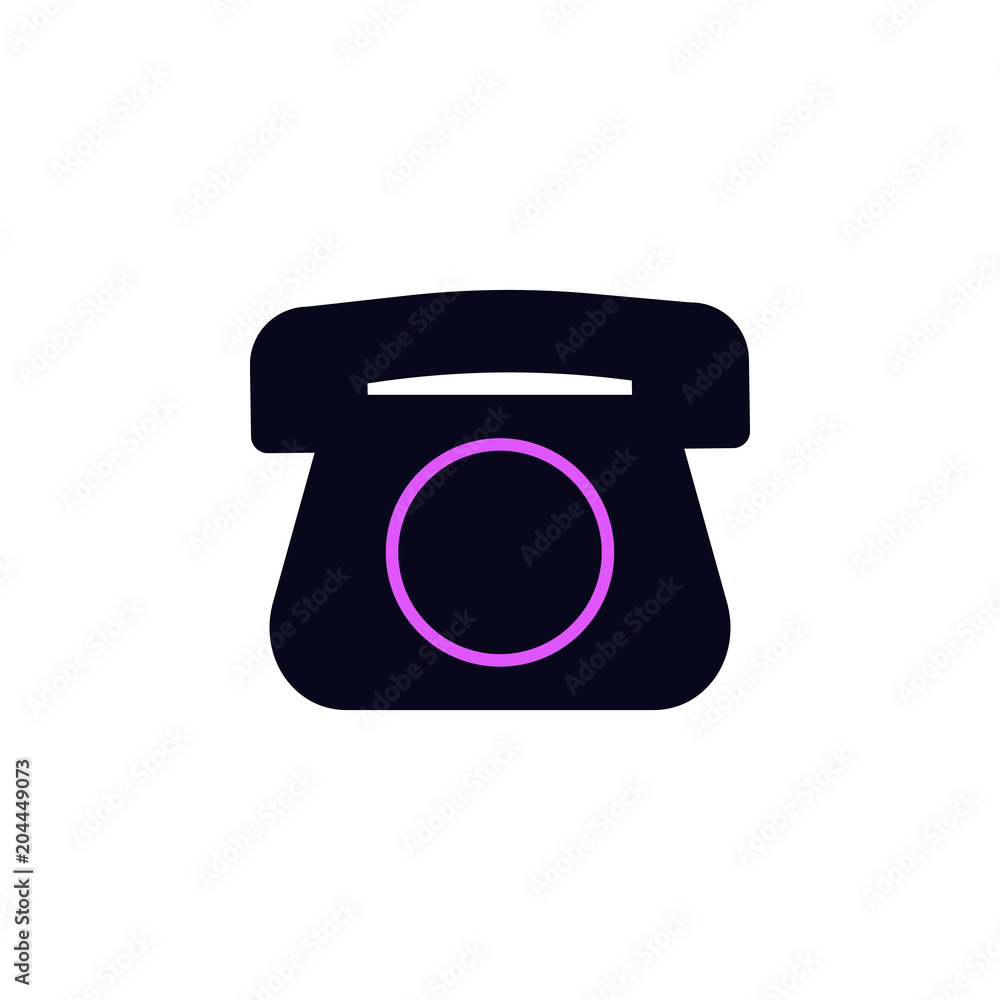 Poster line phone icon icon. element of colored web icon for mobile concept and web apps. detailed line pho