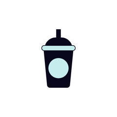 juice in a plastic cup icon. Element of colored web icon for mobile concept and web apps. Detailed juice in a plastic cup icon can be used for web and mobile. Premium icon
