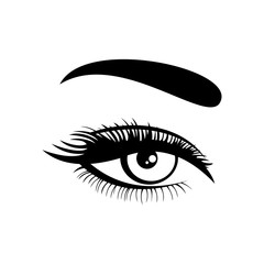 Eyes icon. Illustration