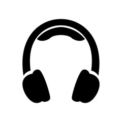 Headset icon.  Illustration