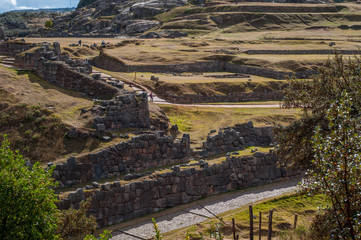 Obraz premium view of inca road