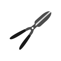 Garden pruner, agriculture tool icon