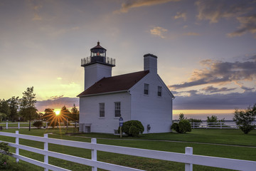 Sand Point Lighthouse Sunset