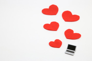 パソコンとハート