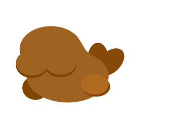 顔のないトドの素材