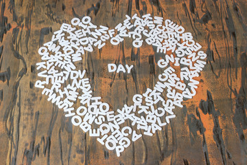 word day inside heart
