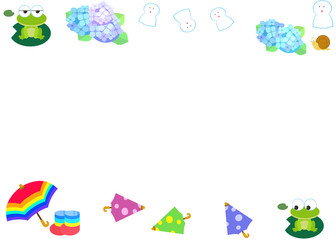 梅雨時のフレーム