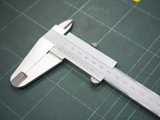 Vernier Caliper scale detail