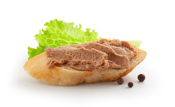 Sandwich with meat pate