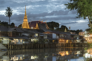 Chanthaboon waterfront at Twilight