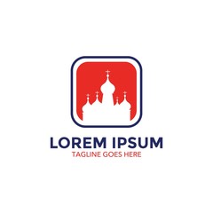 russia theme logo. icon. vector illustration