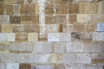Stone wall streets of Tower of Pisa