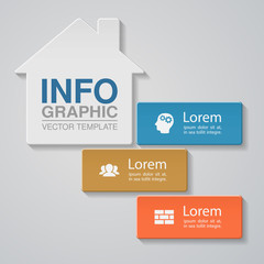 Vector infographic template for diagram, graph, presentation, chart, business concept with 3 options.