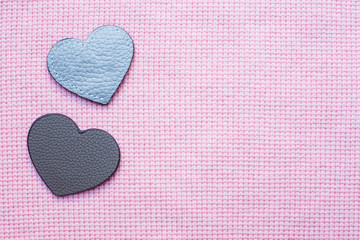 leather heart-shaped