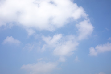 Blue Sky With White Cloud