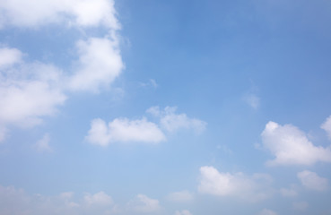 Blue Sky With White Cloud