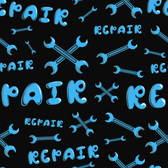 Seamless pattern black repair
