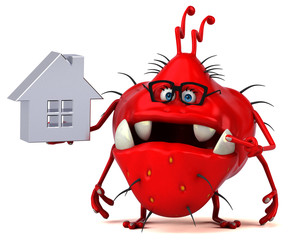 Fun germ - 3D Illustration