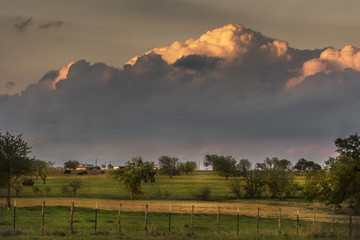 Farm lands near McGregor, Texas