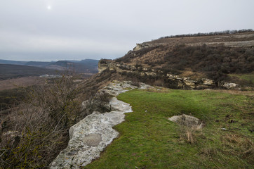 Hills in Crimea near Bakhchisarai (Crimea)