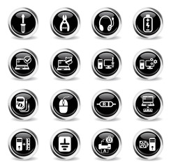 computer repair icon set