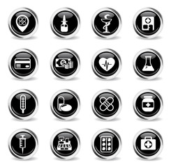 drug store icon set