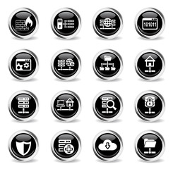 hosting provider icon set