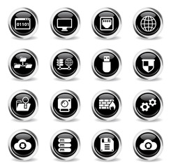 hosting provider icon set