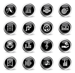 musical icon set